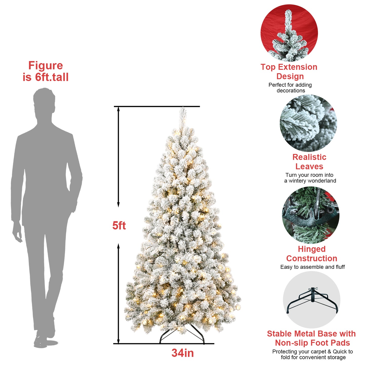 6FT Christmas tree