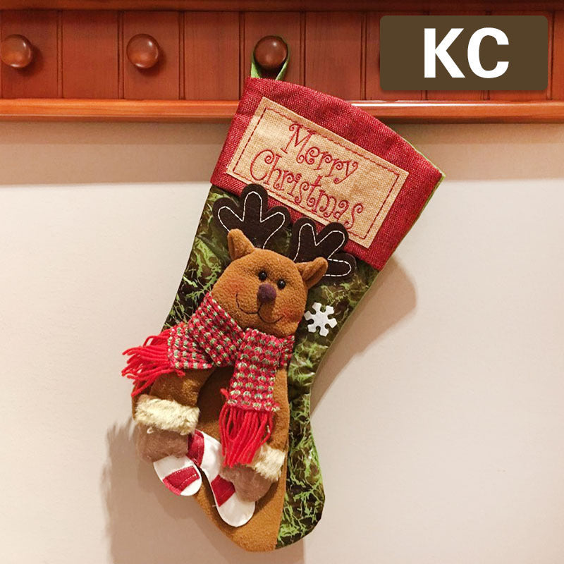 Christmas Socks Gift Bag