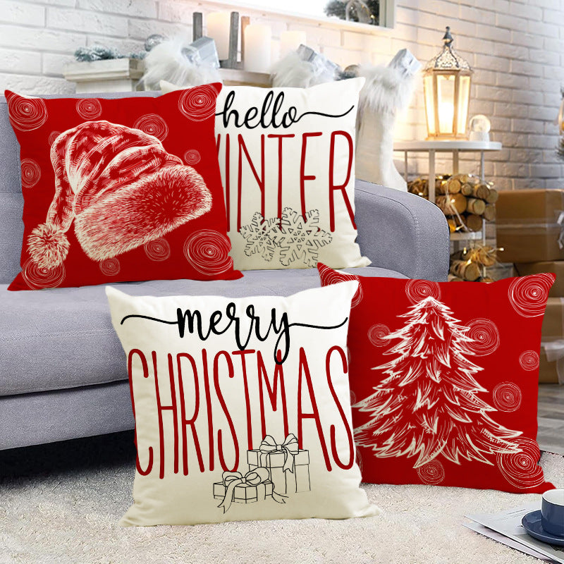 Christmas hat pillowcase