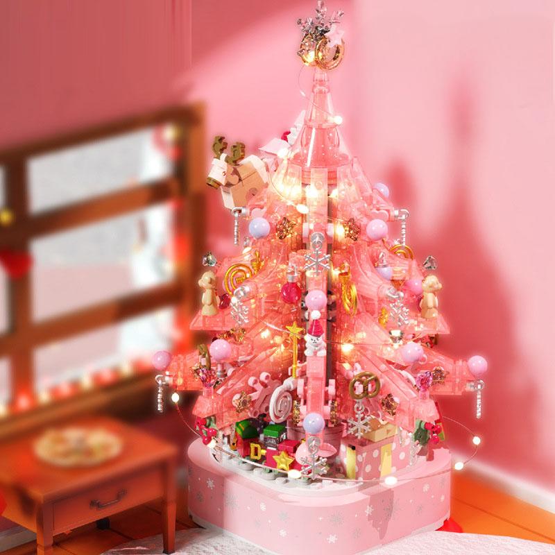 Christmas Gift Crystal Christmas Tree Music Box