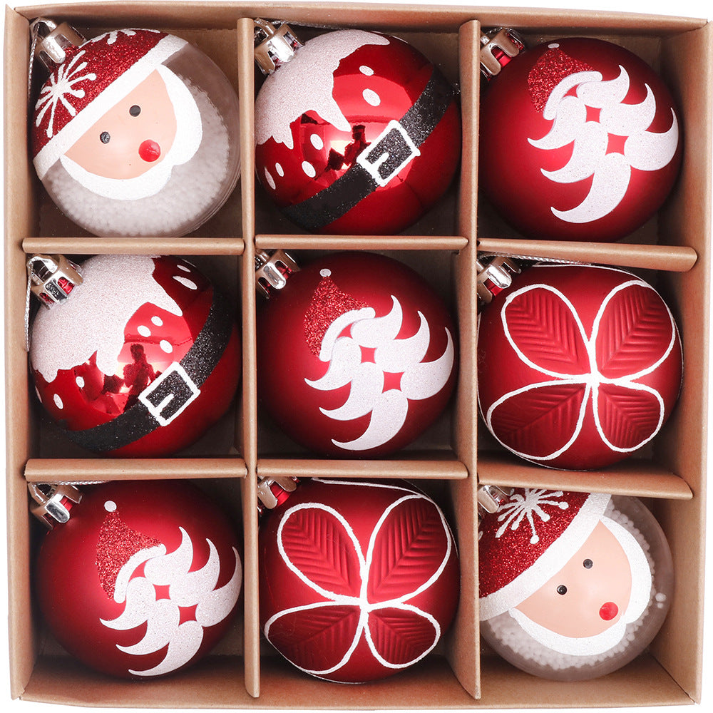 6CM 9 Christmas Balls