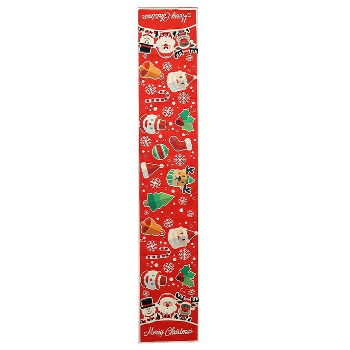 Christmas Decoration Linen Table Flag