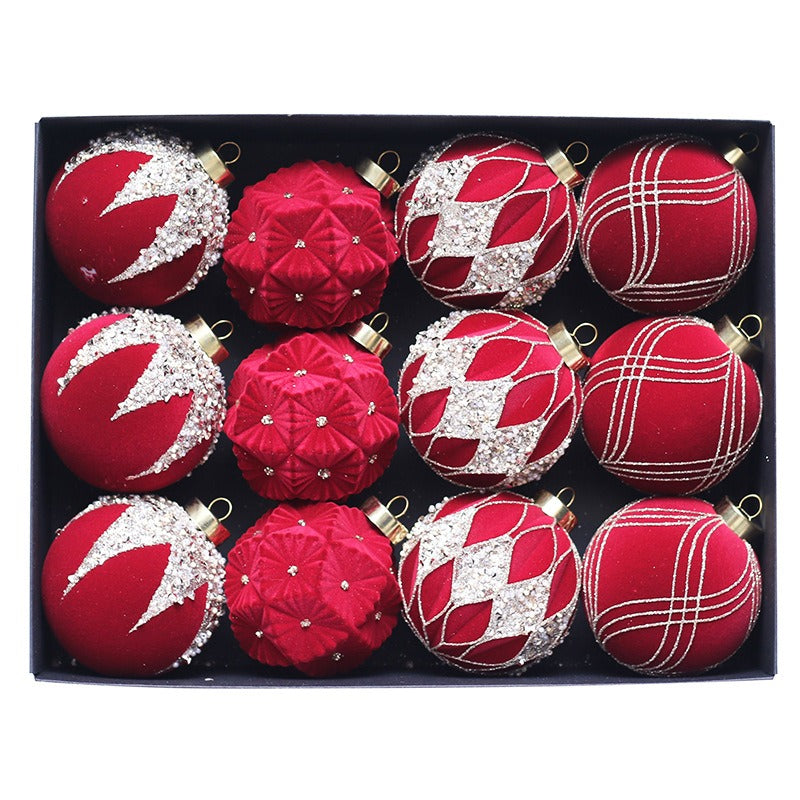 Christmas ball decoration 8cm/12 pieces