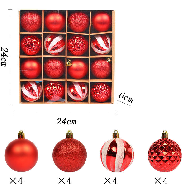 Christmas decoration hanging ball 6cm