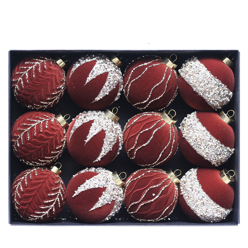 Christmas ball decoration 8cm/12 pieces