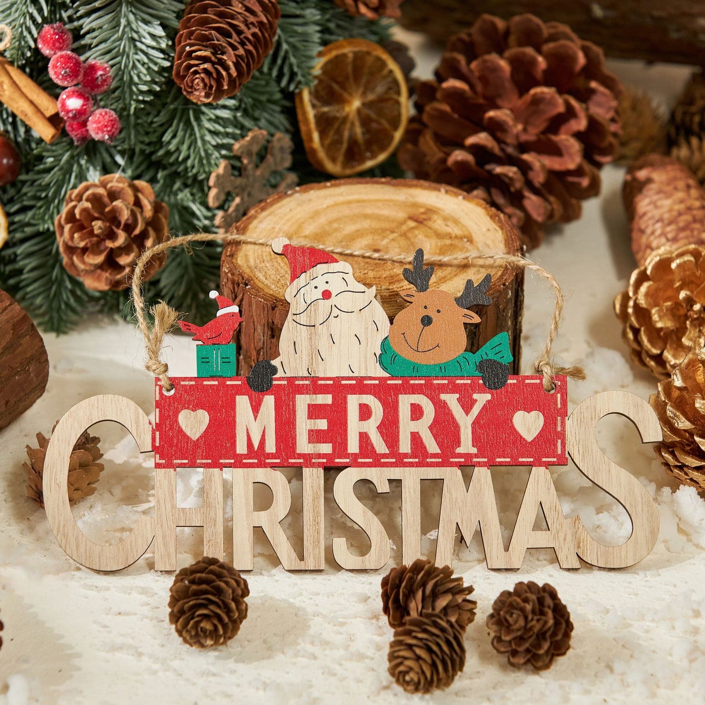 Merry Christmas Wooden Plaques