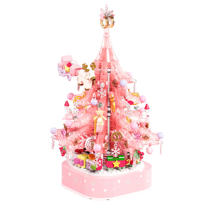 Christmas Gift Crystal Christmas Tree Music Box