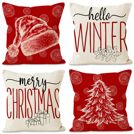 Christmas hat pillowcase