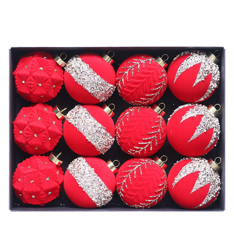 Christmas ball decoration 8cm/12 pieces