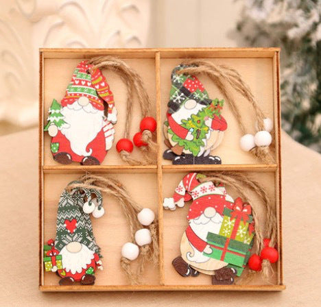 Christmas Ornament Wooden Gift Box