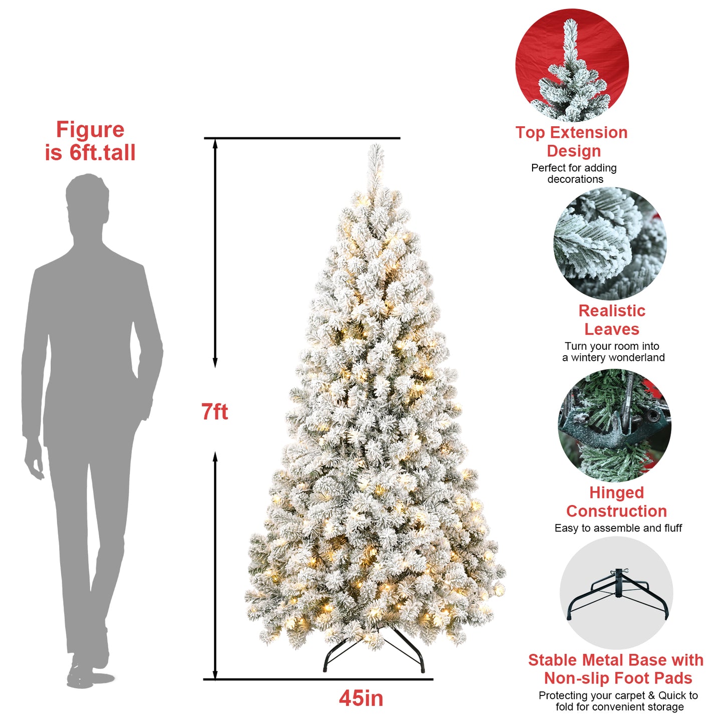 7FT Christmas tree