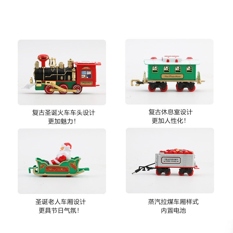 Christmas Electric Rail Car Toys Train