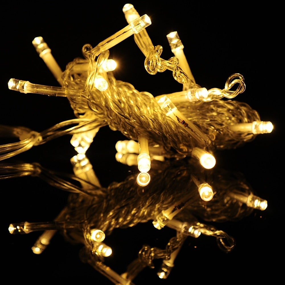 10m 100 LED String Lights Christmas Decoration