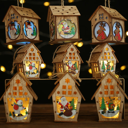 Festival Led Light Wood House