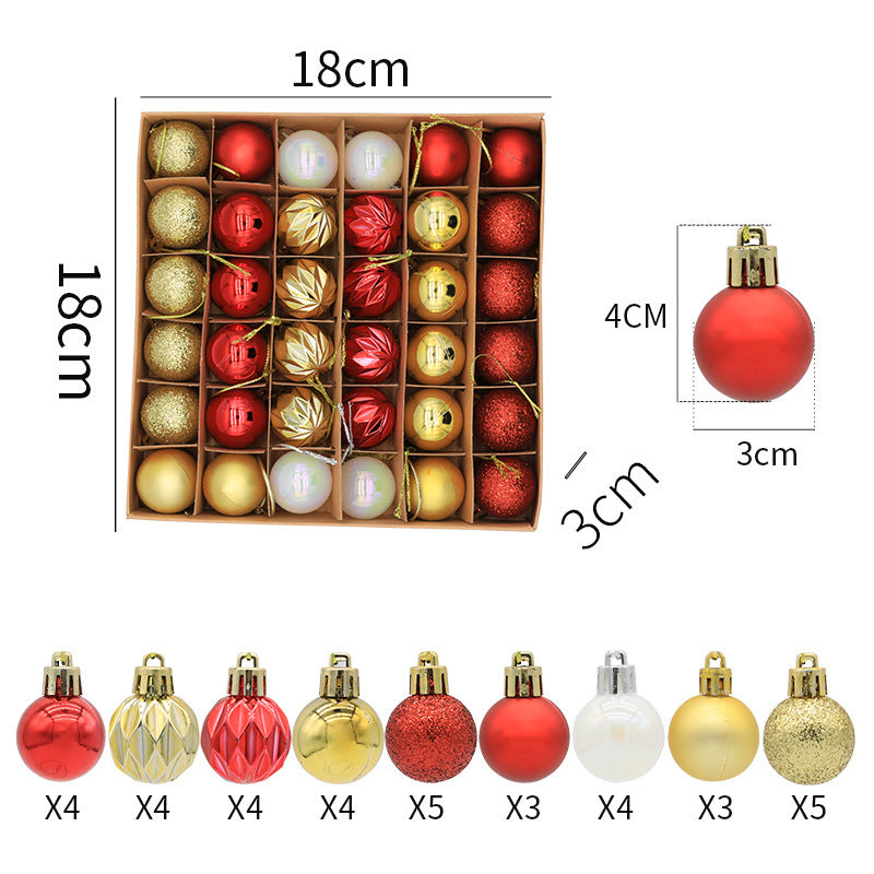 Christmas balls 36PCS