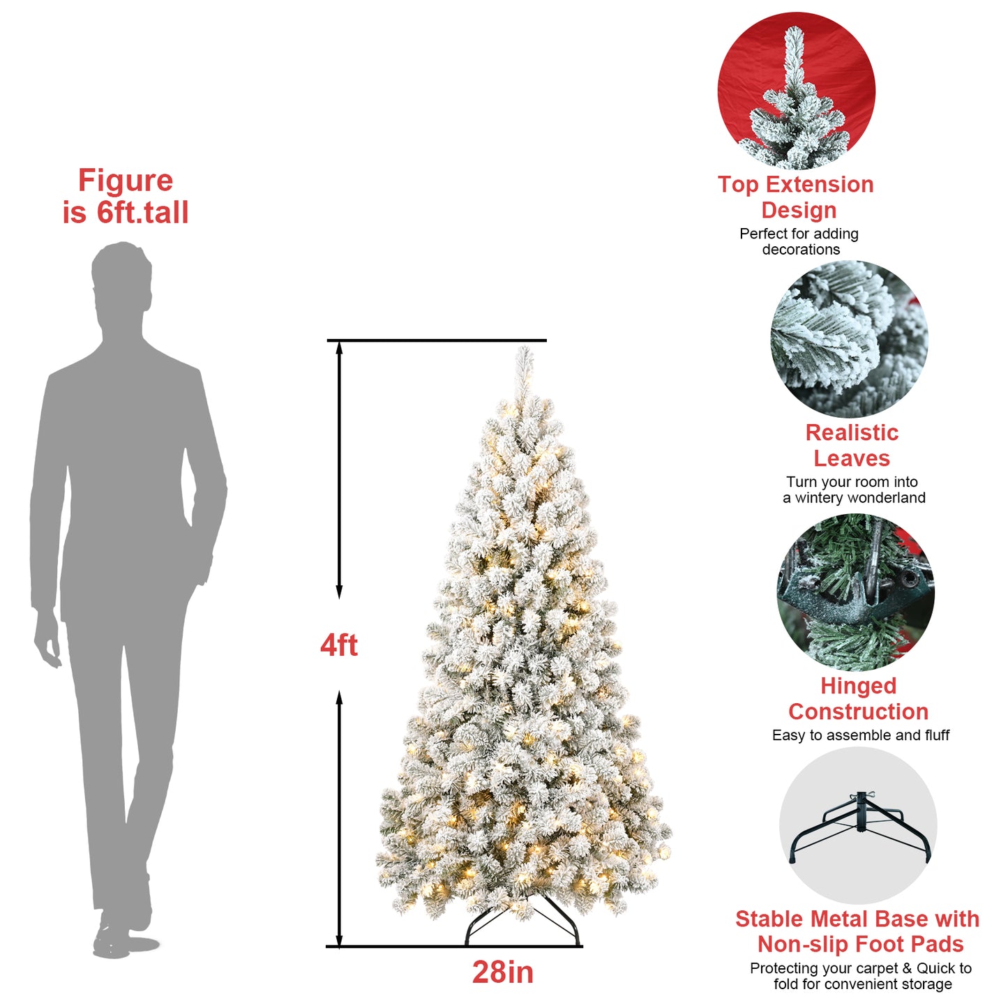 5FT Christmas tree