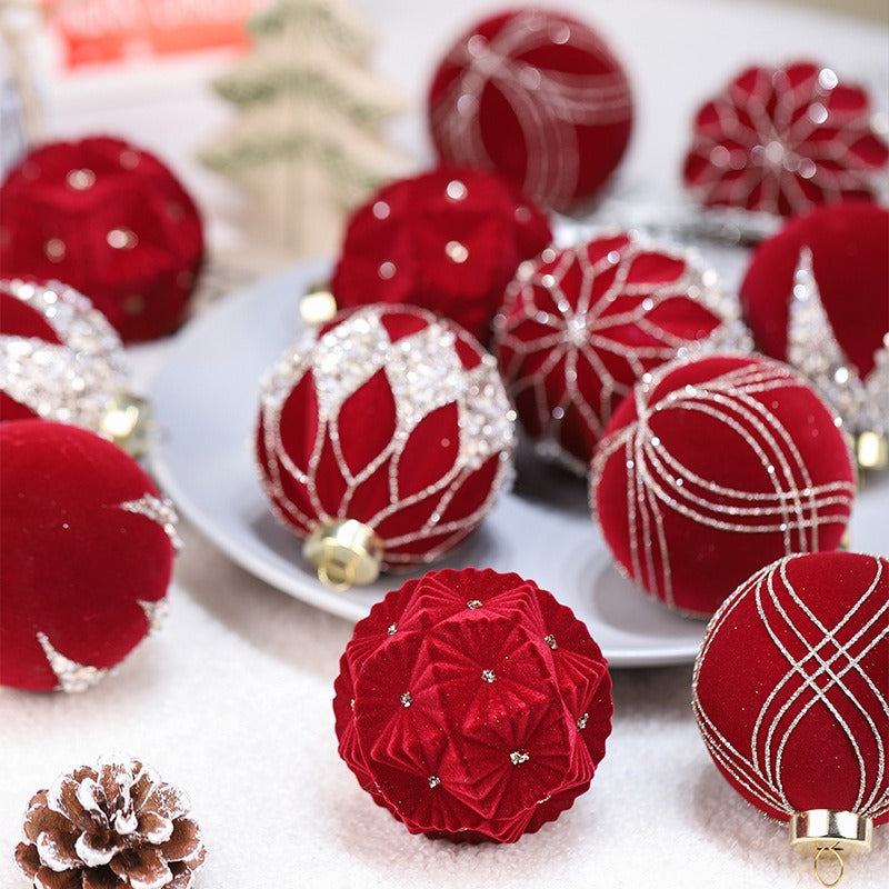 Christmas ball decoration 8cm/12 pieces