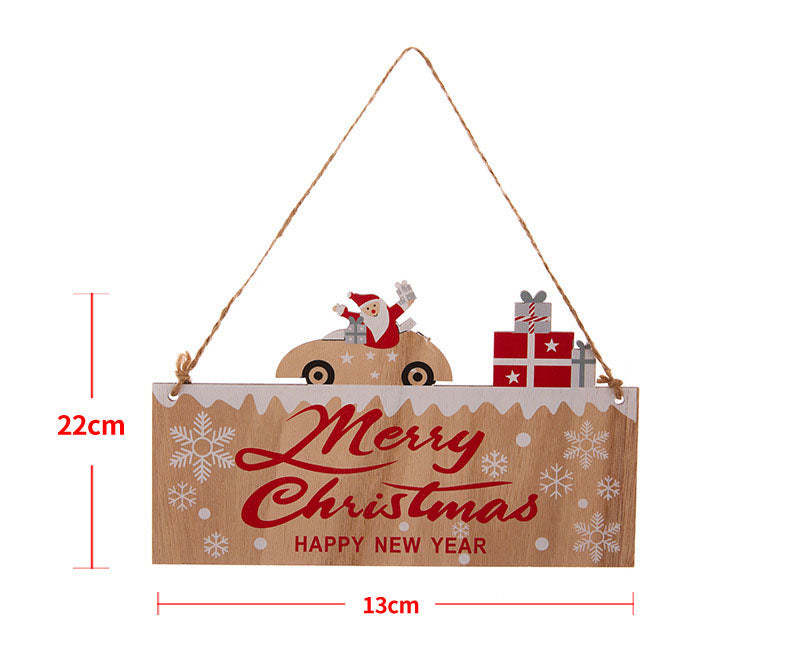 Merry Christmas Wooden Plaques