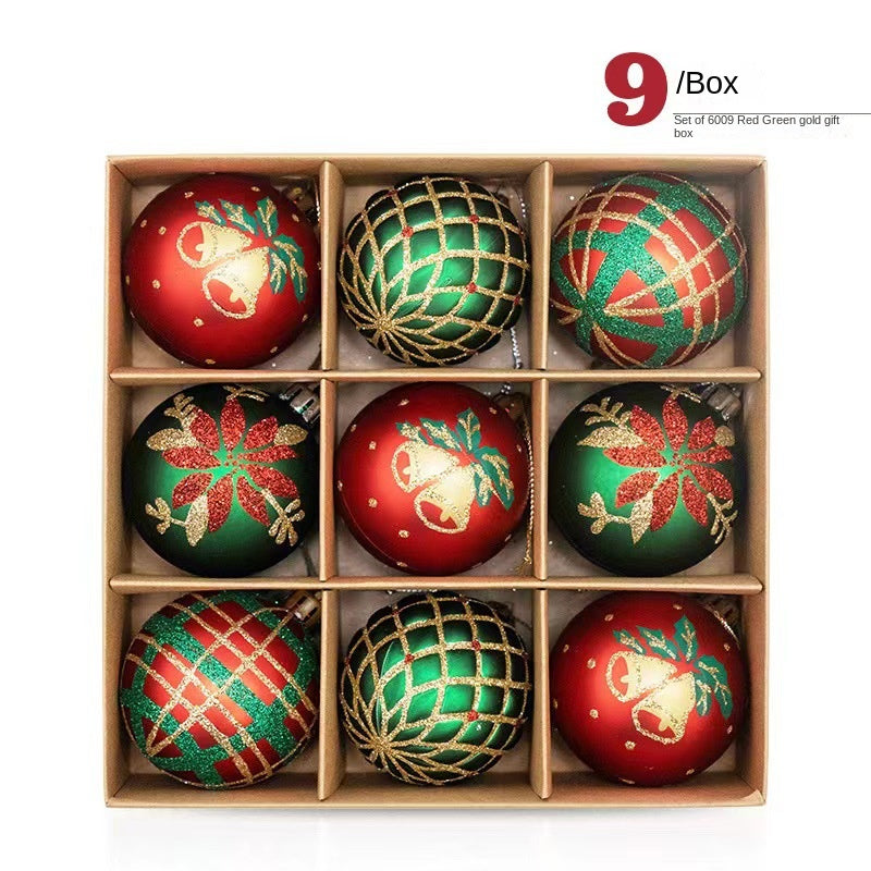 6CM 9 Christmas Balls