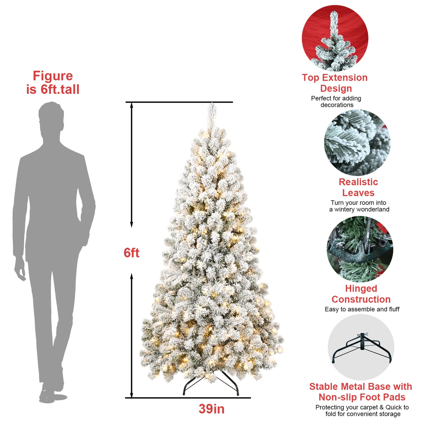 5FT Christmas tree