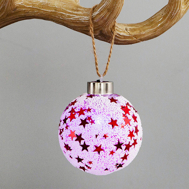 Colours LED Transparent Ball Light Christmas