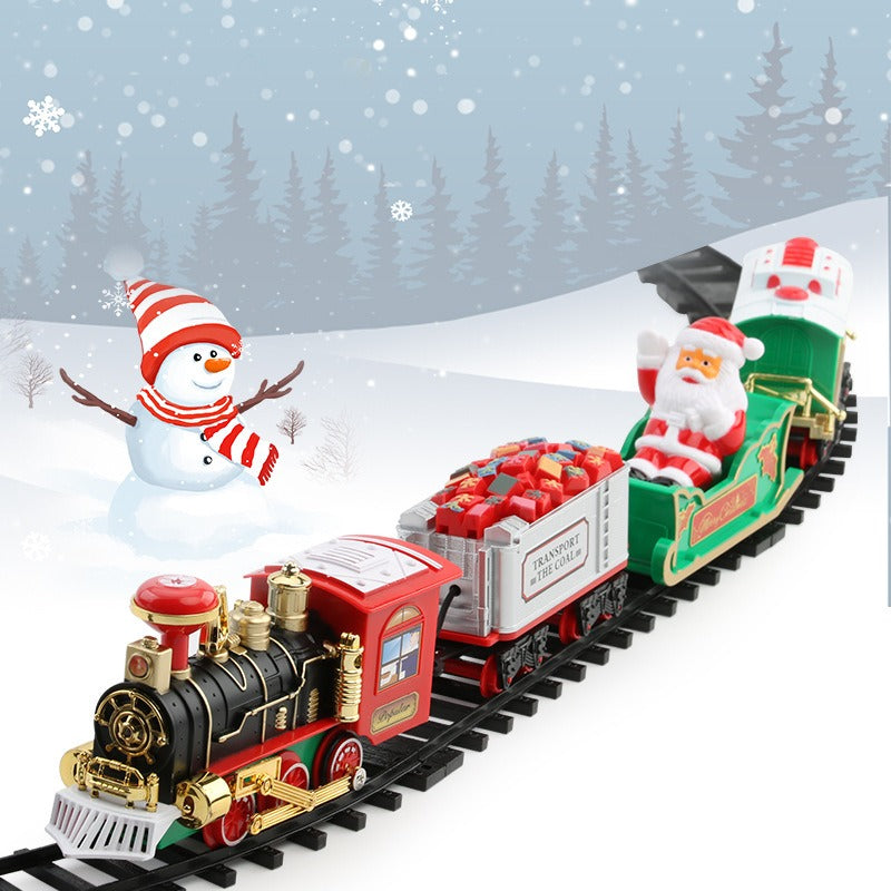 Christmas Electric Rail Car Toys Train