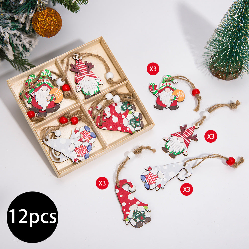 Christmas Ornament Wooden Gift Box