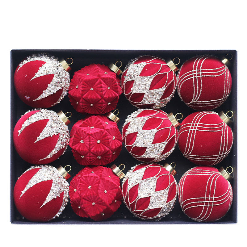 Christmas ball decoration 8cm/12 pieces