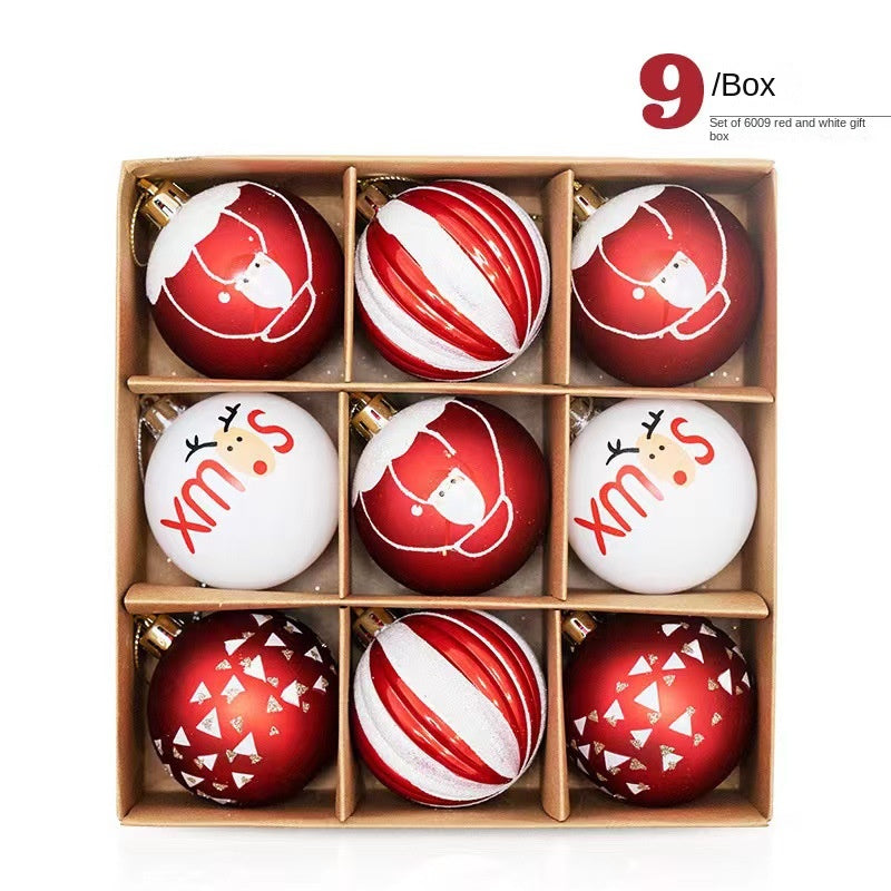 6CM 9 Christmas Balls