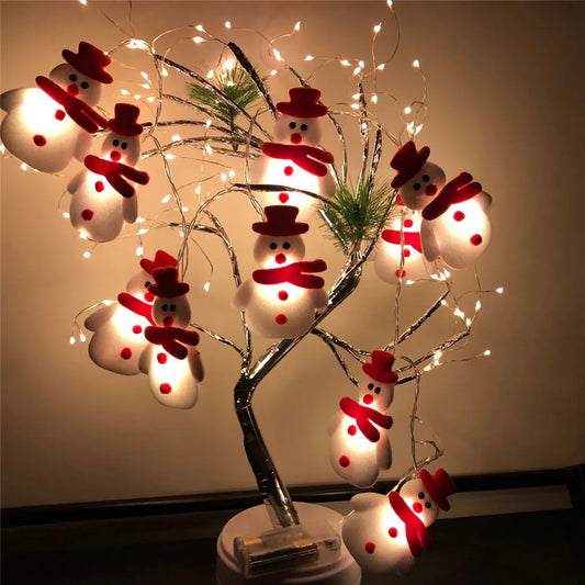 Snowman Christmas Tree LED